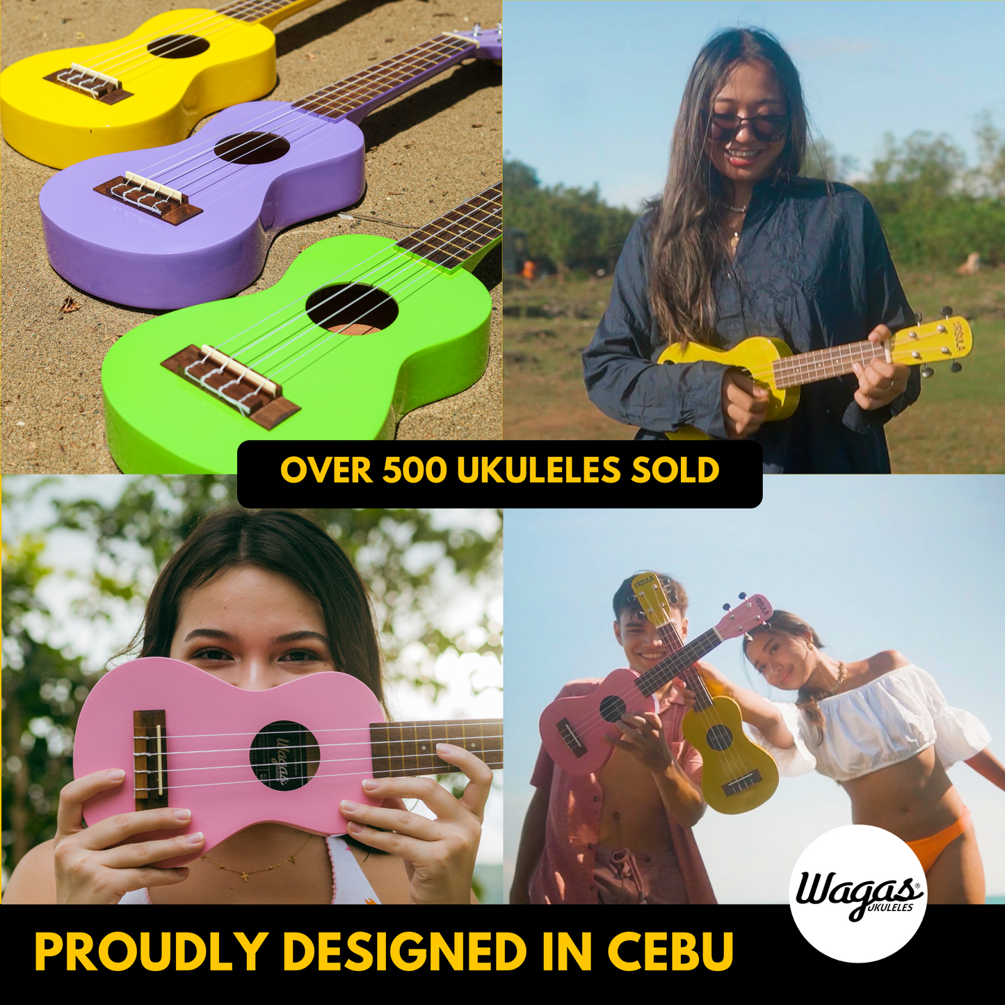 Soprano Ursula Ukulele - Wagas Ukes