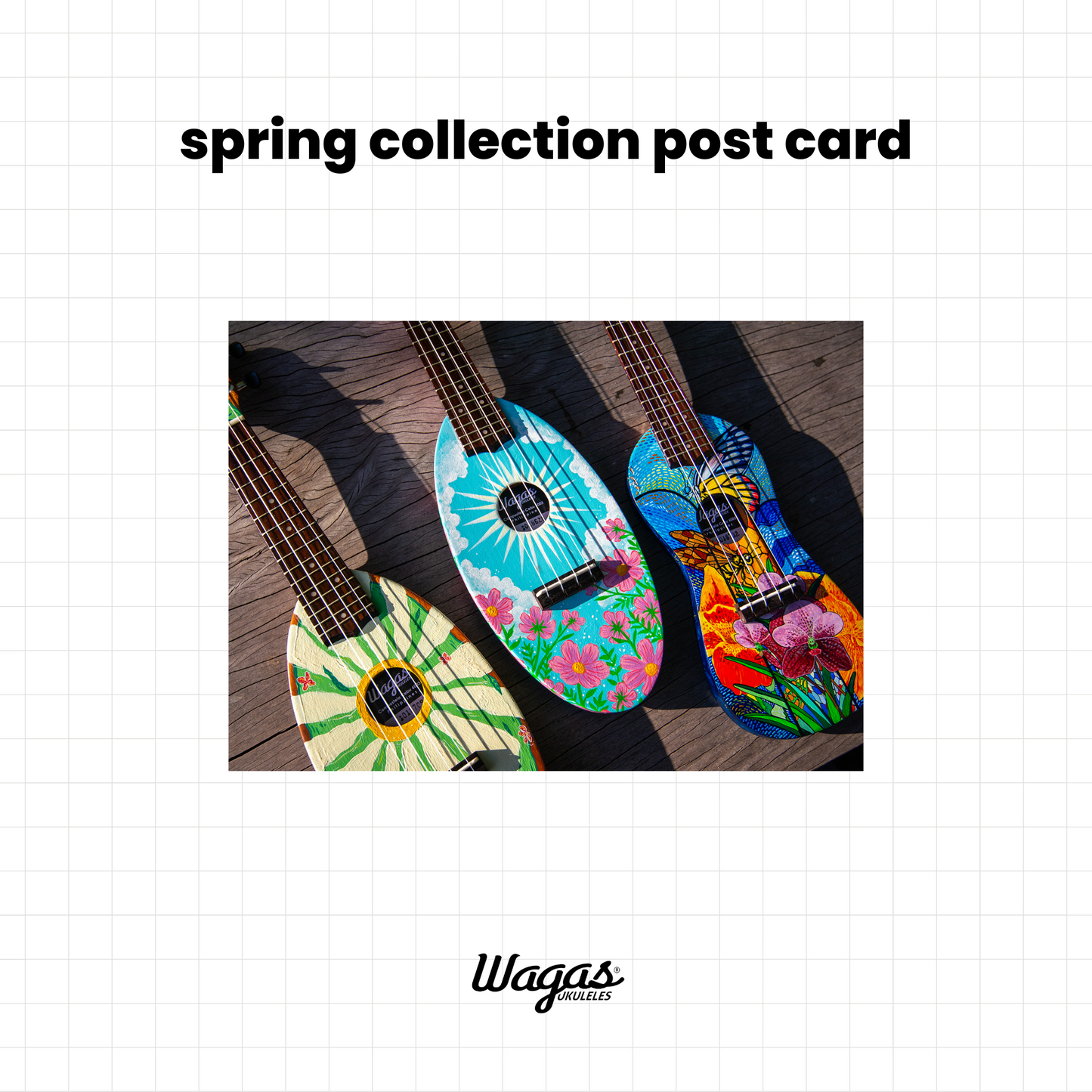Ukulele-Themed Stickers & Postcards