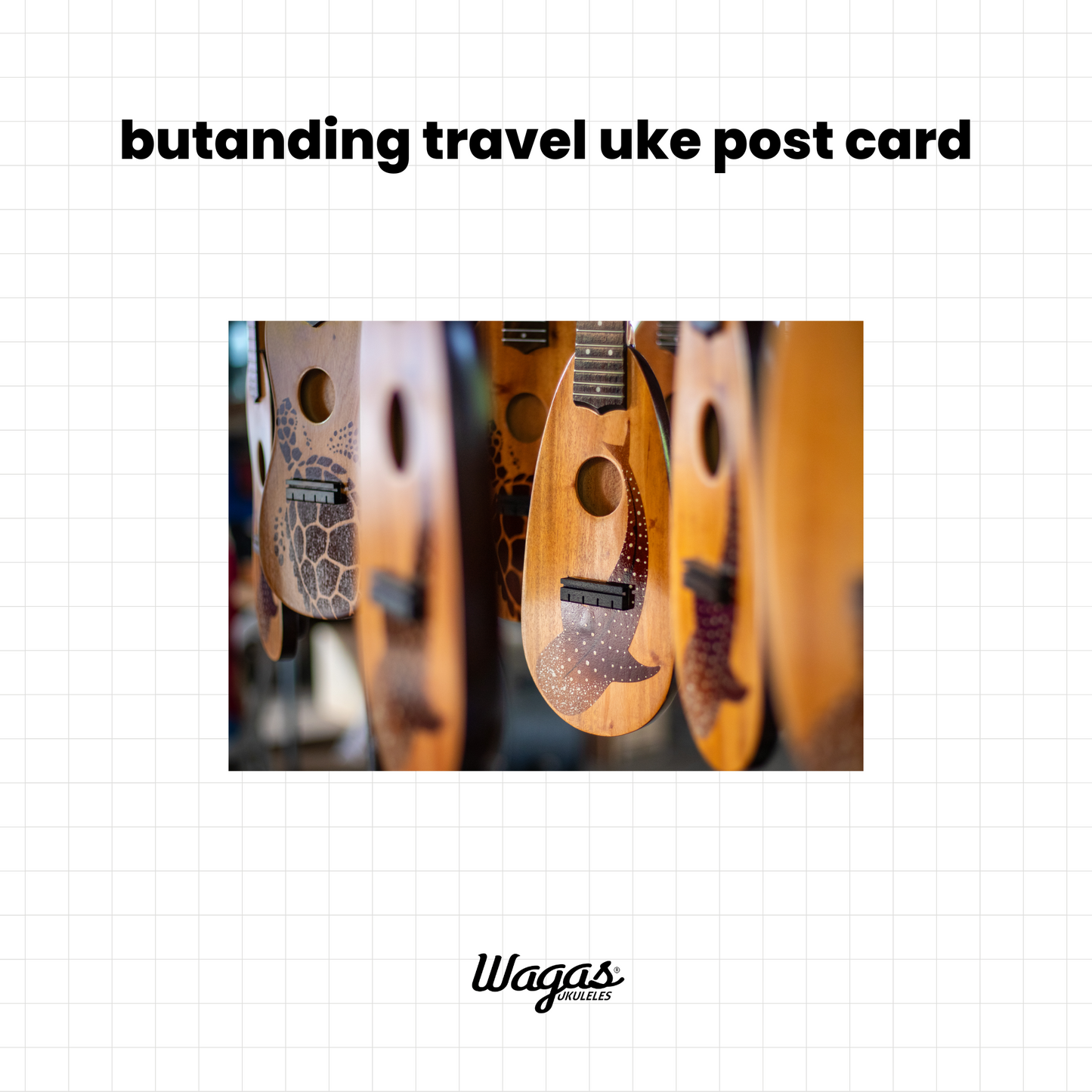 Ukulele-Themed Stickers & Postcards