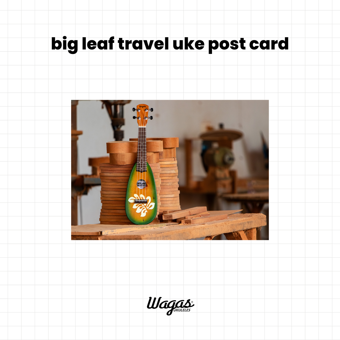 Ukulele-Themed Stickers & Postcards