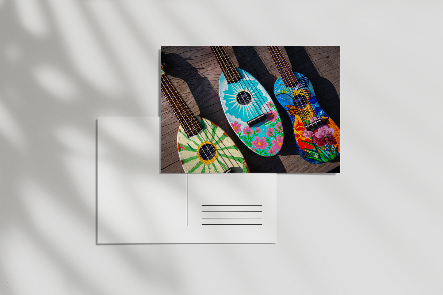 Ukulele-Themed Stickers & Postcards